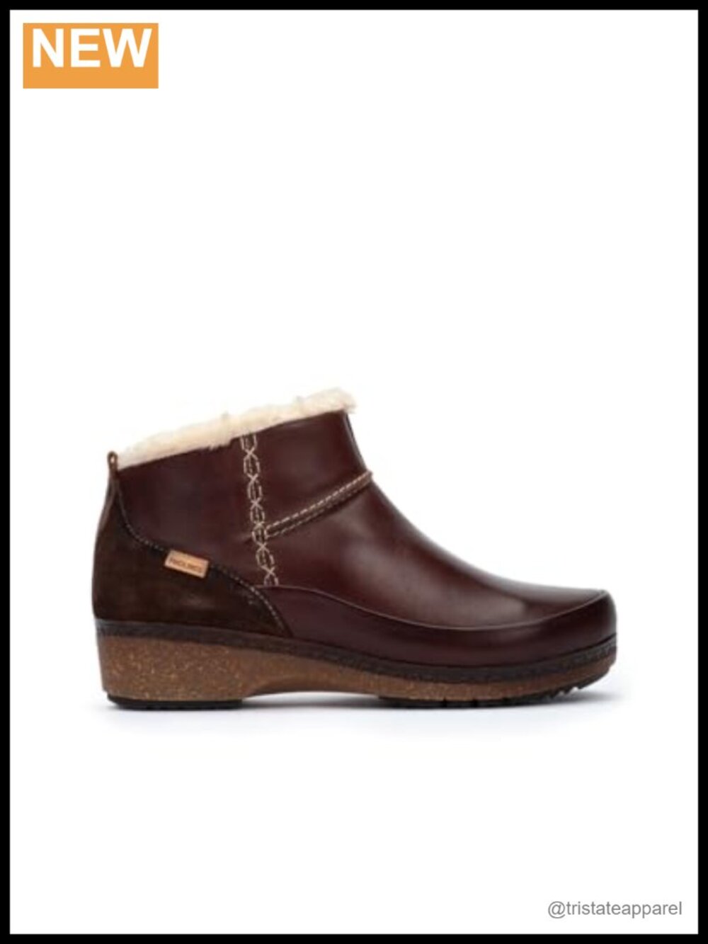 Women's Leather Ankle Boots Flat Heel Side Zip Casual